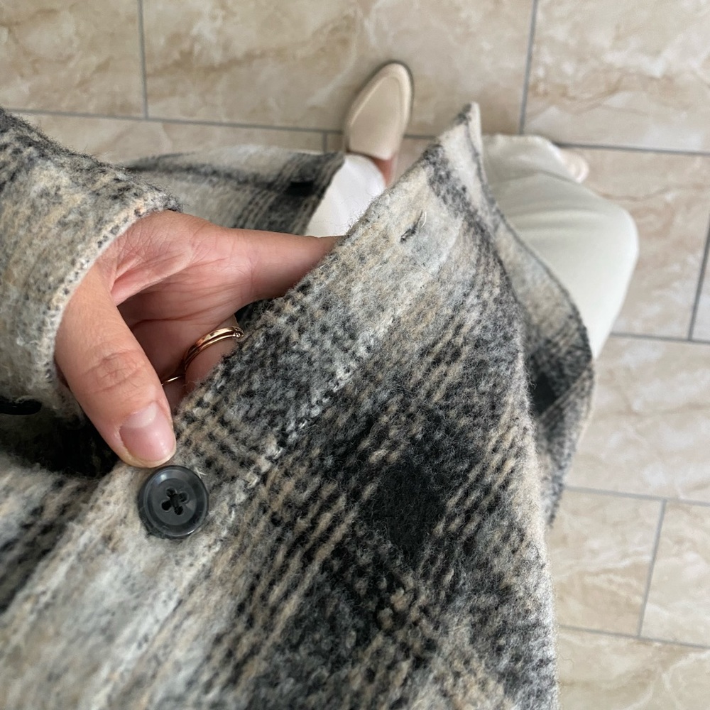 Plaid Button Up Jacket - image 7